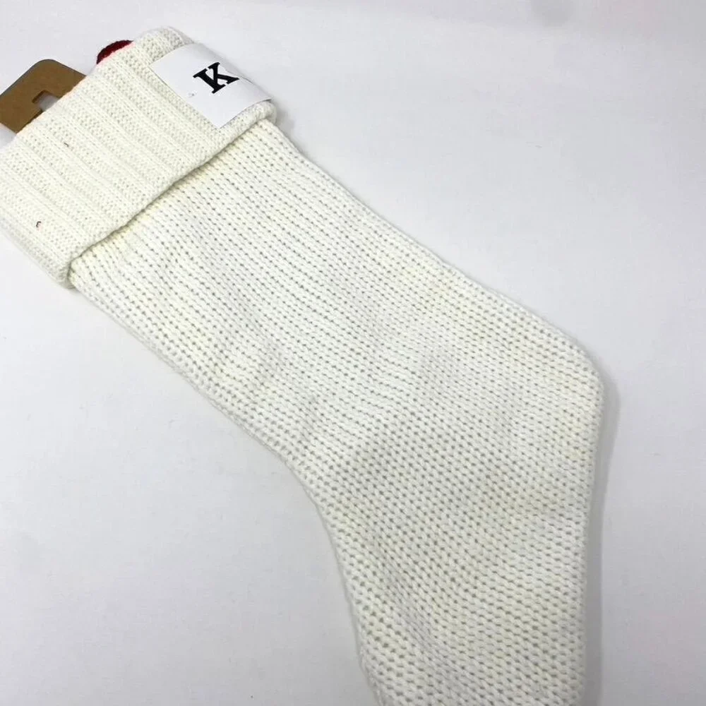 Target Wondershop Knit Monogram Christmas Stocking White Wondershop™: 20